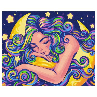 Картина за номерами Brushme Неоновий сон (BS53865)