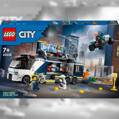 Конструктор LEGO City Пересувна поліцейська криміналістична лабораторія (60418)