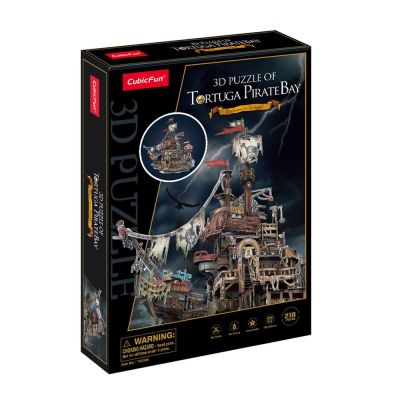 Тривимірний пазл CubicFun Піратський корабель Тортуга (T4039h)