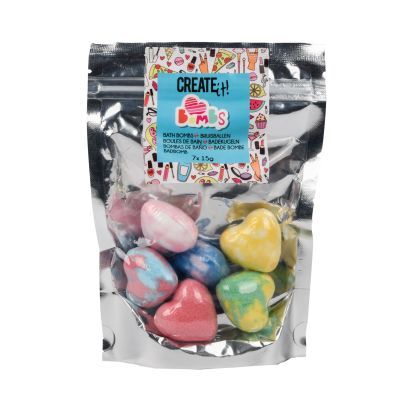 Бомбочки для ванни Create It! Міні-сердечки 7 шт (84419)