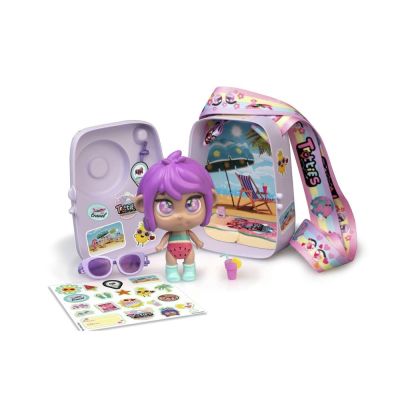 Міні-лялька Trotties Мел з фотоапаратом бузкова (TFT21000D)