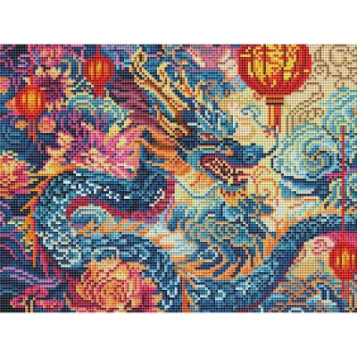 Алмазна мозаїка Brushme Квітучий дракон (RDBS7028)