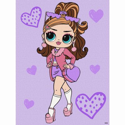 Картина за номерами Ідейка Lol Surprise Tweens Fancy Gurl 30х40 см (KHO6284)