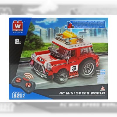 Конструктор Wise block Ретро авто міні на радіокеруванні (EU389104)