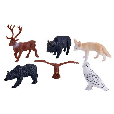 Набір фігурок Mojo Лісові мешканці олень, зубр, лисиця, ведмідь, орел, сова (380081/2)