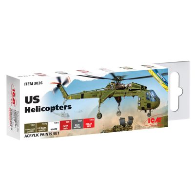 Набір фарб ІСМ Для гелікоптерів США (3026)