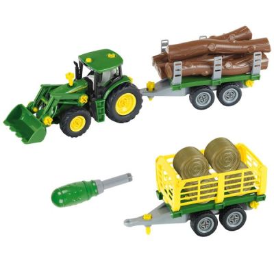 Ігровий набір Klein John Deere Трактор та причеп (3906)