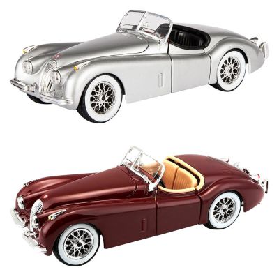 Автомодель Jaguar Xk 120 Bburago асорті. вишневий сріблястий 1:24 (18-22018)