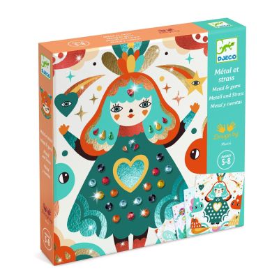 Набір для аплікації з фольгою DJECO Дюймовочка (DJ09525)