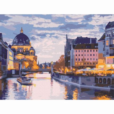 Картина за номерами Brushme Канали старого міста 30х40 см (RBS52571)