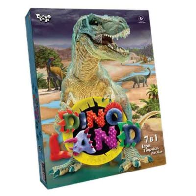 Набір креативної творчості Danko toys Dino Land 7 в 1 (DL-01-01U)