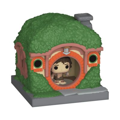 Набір фігурок ​Funko Pop Bitty Pop Towns Володар перснів Фродо Беґґінс і хатинка (83685)