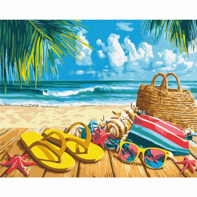 Картина за номерами Brushme Морський відпочинок 40х50 см (BS54242)