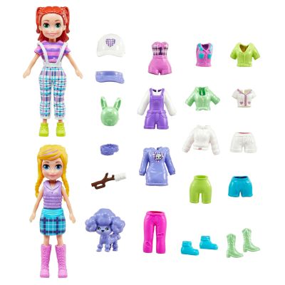 Ігровий набір Polly Pocket Модний гардероб для двох Пікнік на природі (HNF51/5)