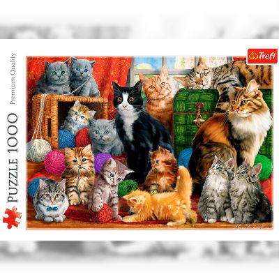 Пазл Trefl Зустріч котиків (10555)