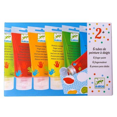 Набір пальчикових фарб DJECO 6 шт (DJ08860)
