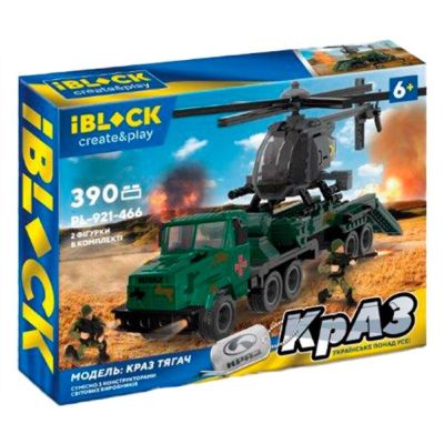 Конструктор IBLOCK Армія КрАЗ Тягач (PL-921-466)