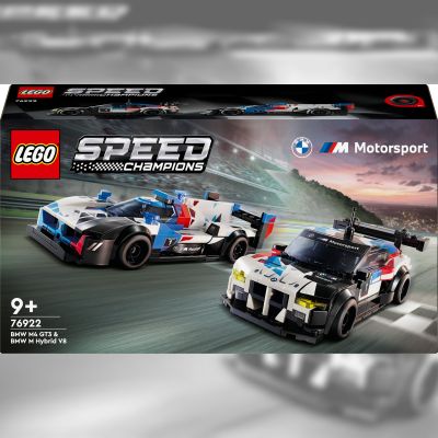 Конструктор LEGO Speed Champions Автомобілі для перегонів BMW M4 GT3 і BMW M Hybrid V8 (76922)