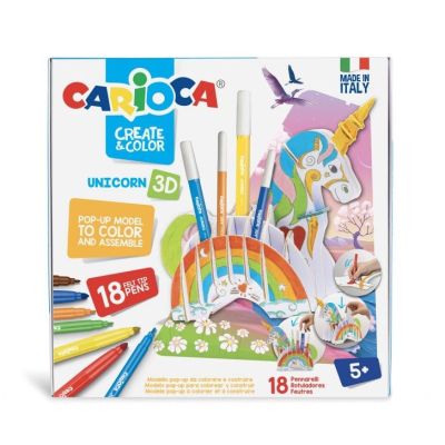 Набір для творчості Carioca Unicorn 3D підставка (42986)