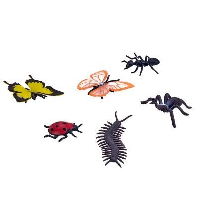 Набір фігурок Mojo Комахи сороконіжка, сонечко, мураха, метелики, павук (380085/2)