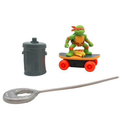 Ігрова фігурка TMNT Funrise Скейтбордист з лаунчером Мікеланджело (71041)