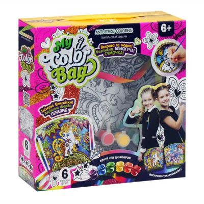 Набір для розфарбовування Danko toys My color bag Поні (mCOB-01-02U)