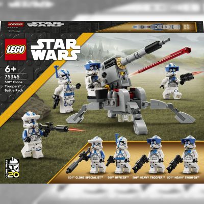 Конструктор LEGO Star Wars Бойовий загін бійців-клонів 501-го легіону (75345)