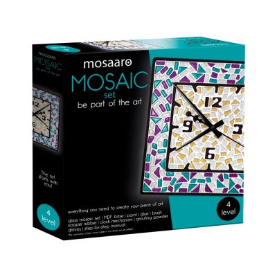 ​Набір скляної мозаїки Mosaaro Кришталеве скло Годинник (MA4002)