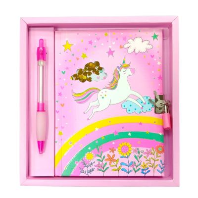 Блокнот Malevaro Єдиноріг в хмаринках з ручкою (W362038-A)