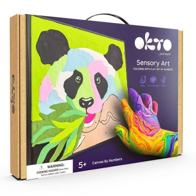 Набір для творчості ОКТО Створення картини повітряною глиною Panda (20000)