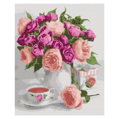 Картина за номерами Brushme Пурпурний натюрморт (BS51451 )