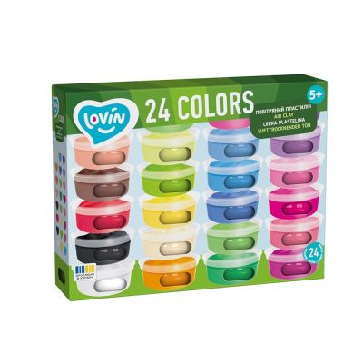 Набір для ліплення Lovin в стаканах 24 кольори (70177)