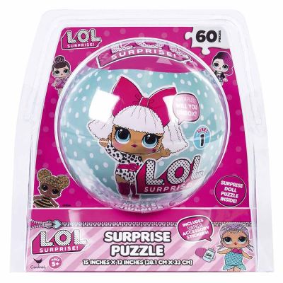 Пазл фігурний Spin Master Лялька LOL Surprise зі стікерами для прикрашання 60 деталей (SM98349/6042054)