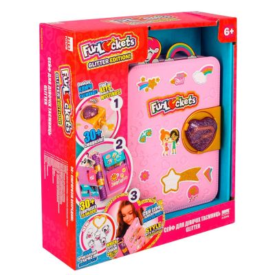 Ігровий набір Kidz Delight Funlockets Сейф для дівочих таємниць Glitter (S20223)