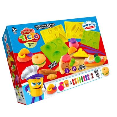 Тісто для ліплення Danko toys Шеф-кухар Сендвіч-бар з формочками (TMD-17-04U)