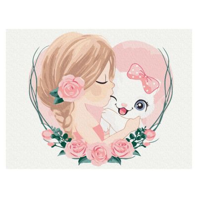 Картина за номерами Brushme Кицькина любов (KBS7116)
