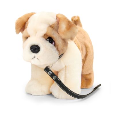 М'яка іграшка Keel Toys Бульдог на повідку 30 см (SD2568/6)