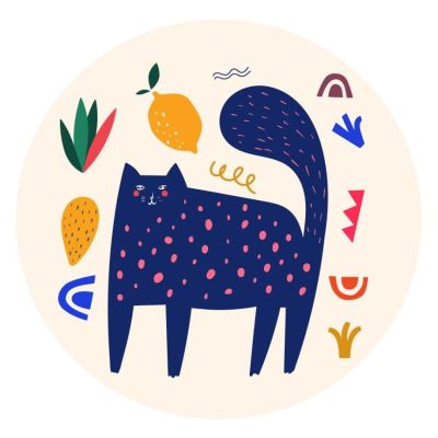 Картина за номерами Brushme Синій мур (RC0004M)