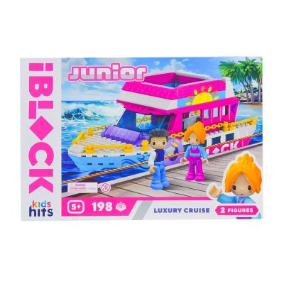 Конструктор IBLOCK Junior Kids hits Luxury cruise 198 деталей (KH08/006/3)