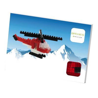 Конструктор BRIXIES Листівка Геликоптер 80 деталей (220.048)