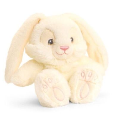 М'яка іграшка Keel Toys Кроленя-латки на п'ятках біле 15 см (SE1361/1)