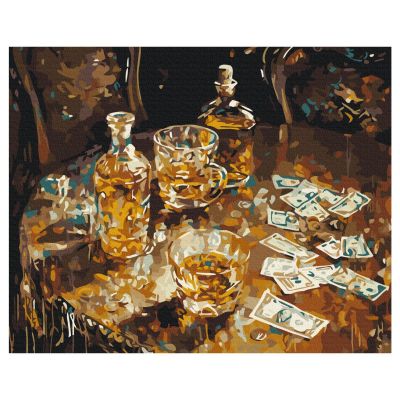 Картина за номерами Brushme Золотий відпочинок (BS53980)