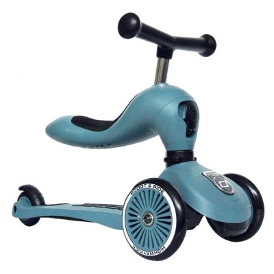 Самокат-біговел Scoot&Ride Highwaykick сіро-синій (SR-160629-STEEL)