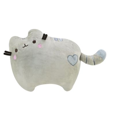 М'яка іграшка Shantou Jinxing Кіт Пушин сірий з синім сердечком (C46901/4)