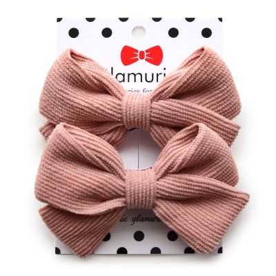 Бантики Glamurino Tina пудрові (2112.8)