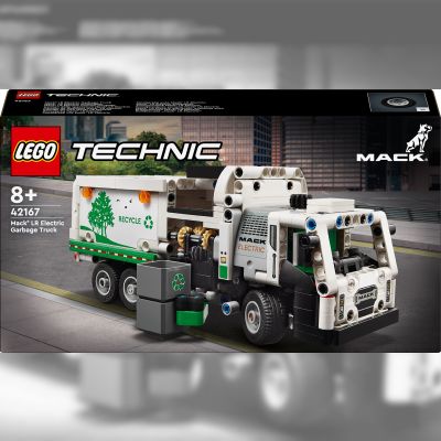 Конструктор LEGO Technic Сміттєвоз Mack® LR Electric (42167)