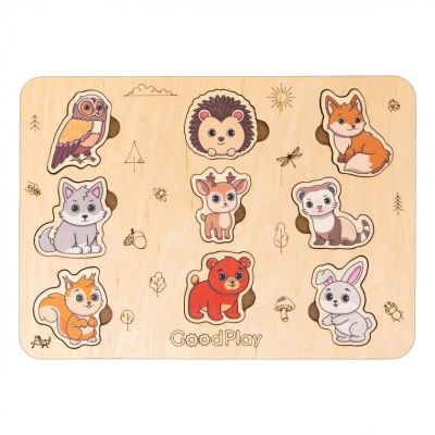 Пазл-сортер Good Play Лісові звірята (PS-4-021)