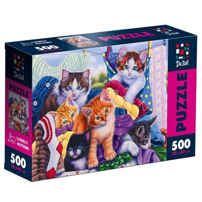 Пазли De.tail Милі кошенята 500 елементів (DT500-13)