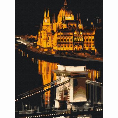Картина за номерами Brushme Нічний Будапешт (RBS52549)