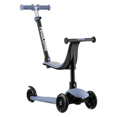 Самокат Miqilong Alamo 3 в 1 cиній (ALAMO-125-BLUE)